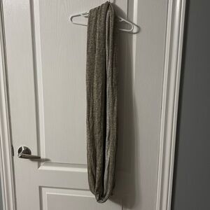 Gold sparkly infinity scarf